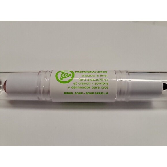 NWOB Mary Kay At Play Eye Crayon Shadow & Liner Rebel Rose - Picture 2 of 4